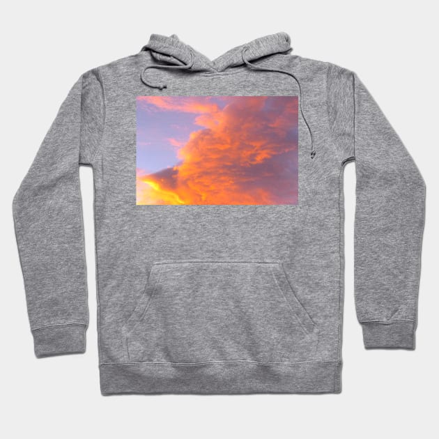 beautiful vibrant sky - sunset & clouds Hoodie by beesting